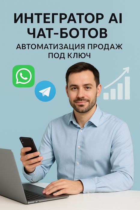 Интегратор AI чатов ботов для WhatsApp Telegram Instagram  под ключ