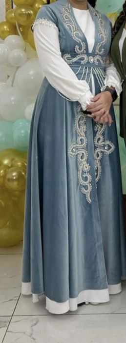 Казахское платье на узату и праздник