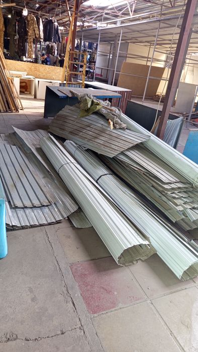 Профнастил б/у в хорошем состоянии