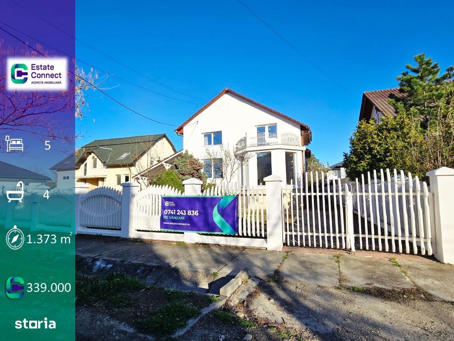 Casa cu etaj si teren 1.373 mp - zona Parneava