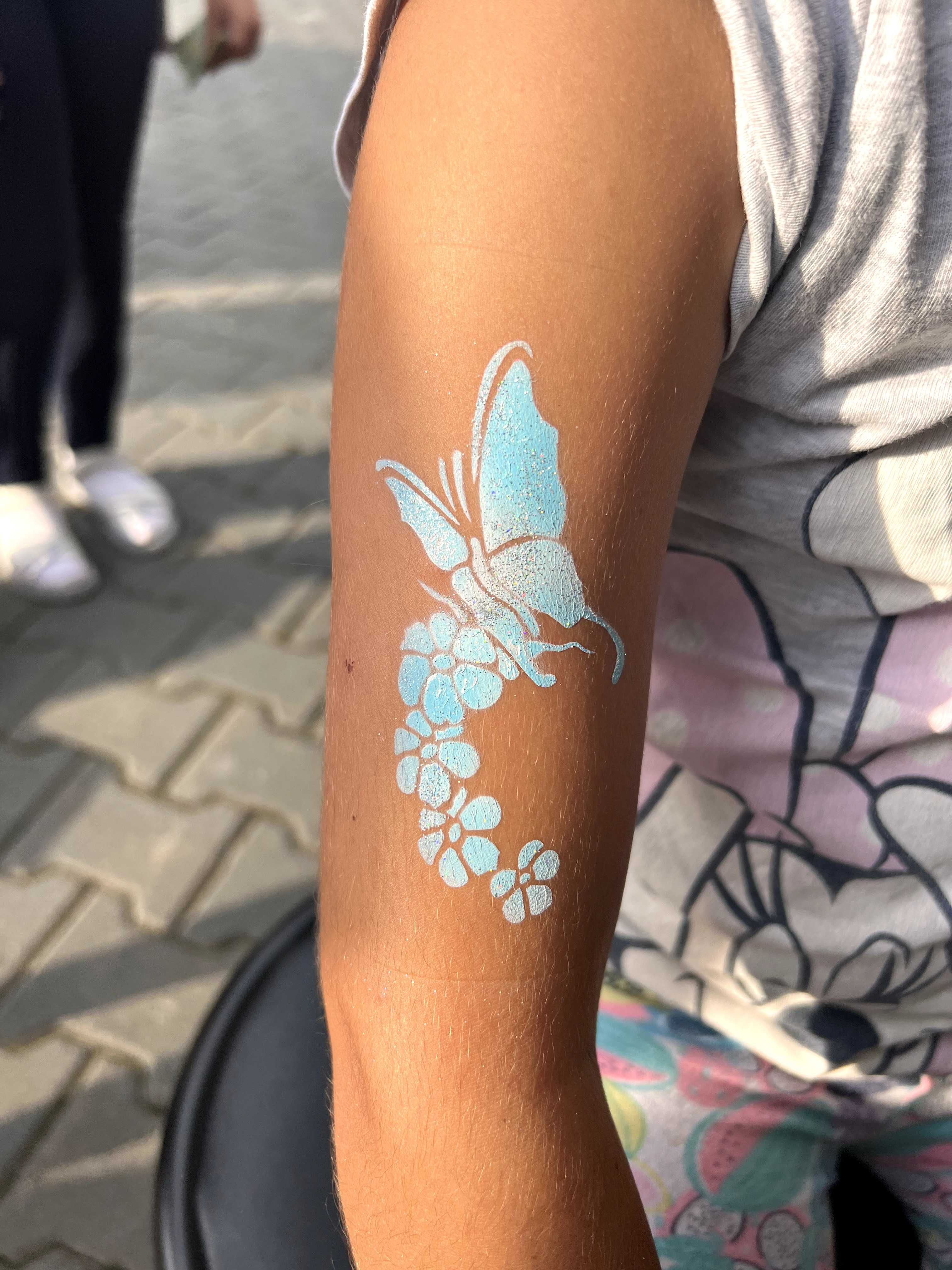 Tatuaje Temporare cu Aer pentru Petreceri Copii, Botez, Festivaluri