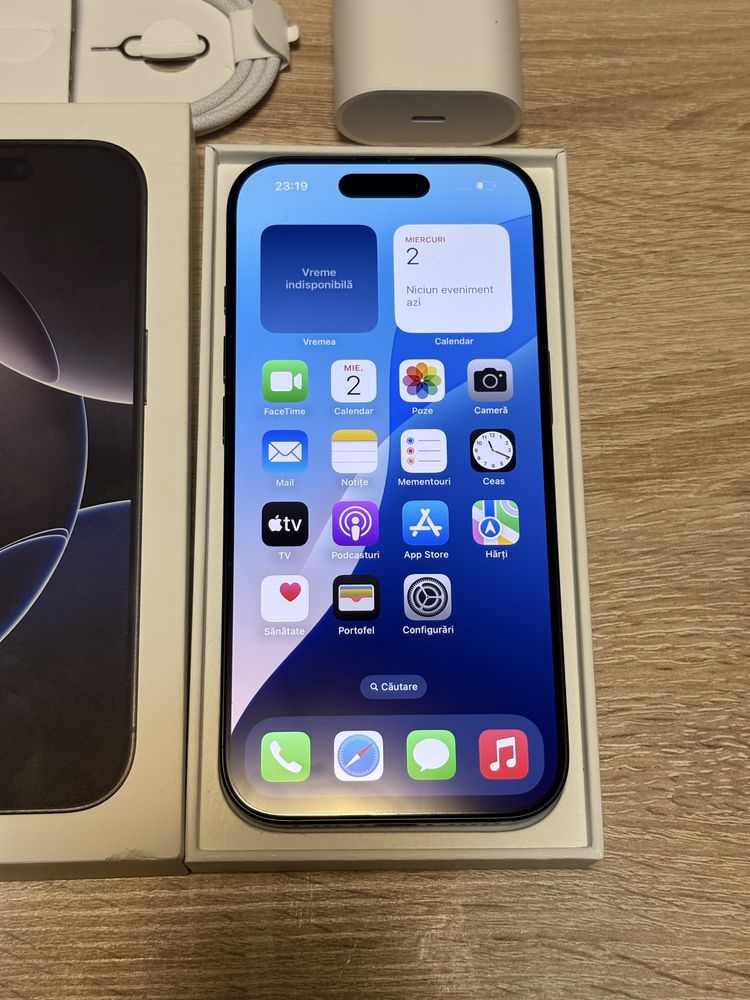 iPhone 16 Pro Black Titaniun, Full Box