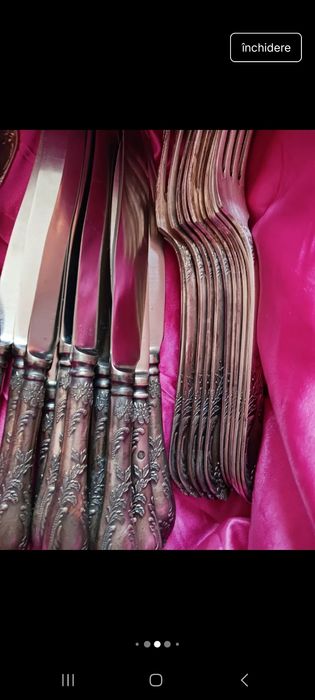 Vand set de tacamuri alpaca argintate