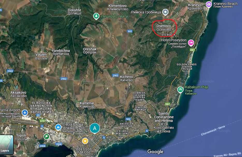 КАПАРИРАНА Продава КЪЩА село Осеново, област Варна