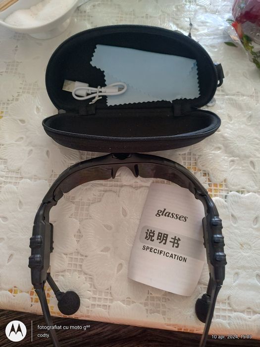 Ochelarii de soare cu căști bluetooth stereo cu funcție de MP3 playe