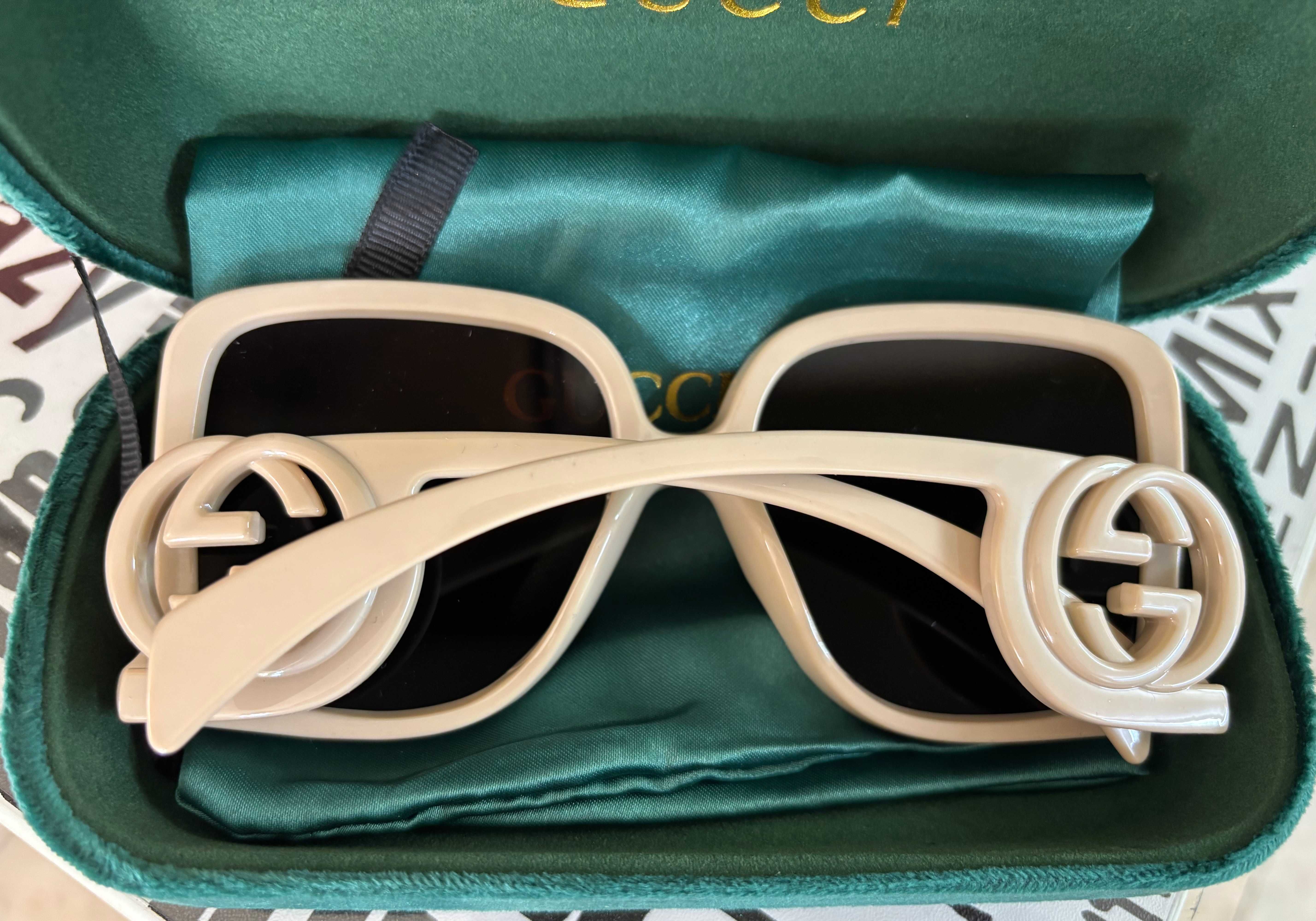 Gucci дамски слънчеви очила с големи квадратни форми