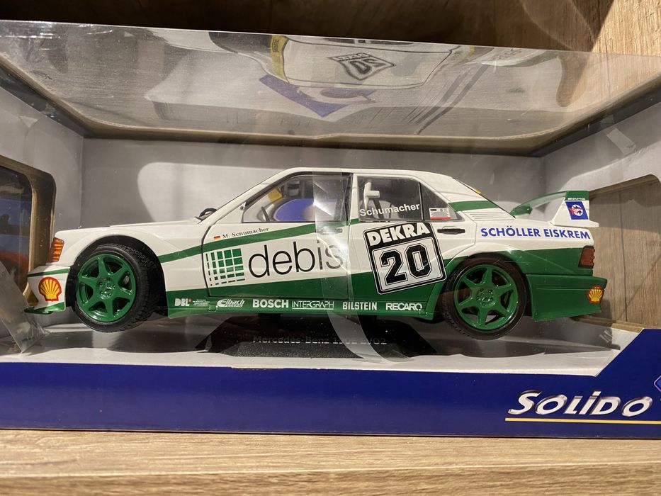 MERCEDES-BENZ 190E EVO II DTM 1990 machetă auto scara 1:18 SOLIDO