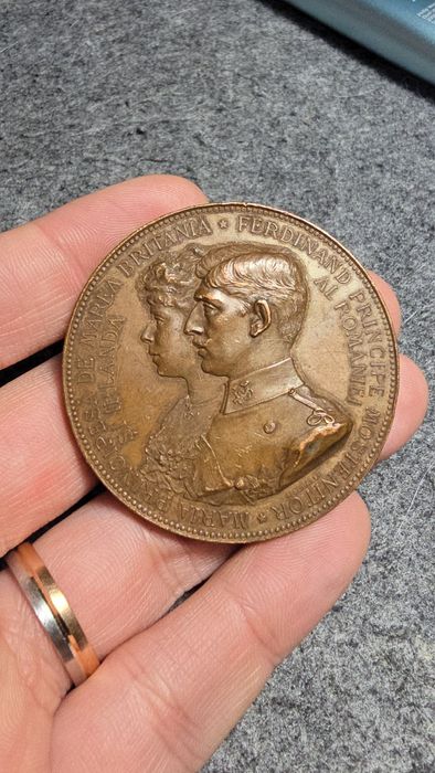 Medalie Nunta Principesa Maria si Ferdinand