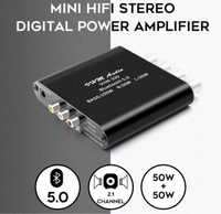 Amplificator digital Stereo Audio Bluetooth 5.0 HiFi 2.1 Subwoofer NOU