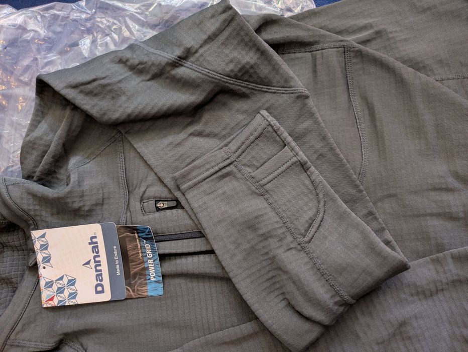 Bluza Polar Barbati alergare/drumetie Dannah Polartec Power Grid