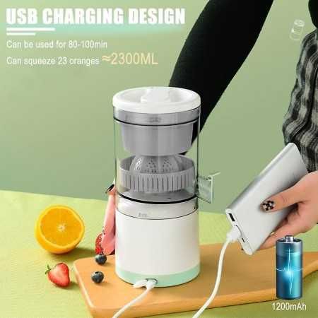 Електрическа сокоизстисквачка за плодове и зеленчуци, USB, 45 W