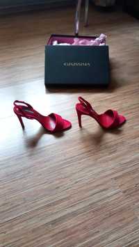 Vand sandale elegante rosu Premium