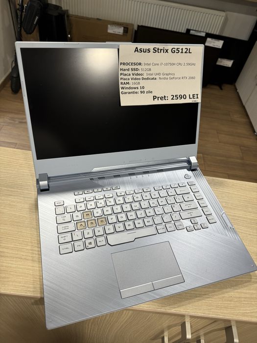 ASUS ROG Strix G15 G512LV i7-10750H 16GB/512GB/RTX 2060!
