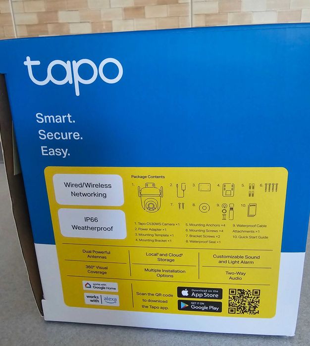 Външна охранителна камера TP-LINK Tapo C530WS 3K 5MP