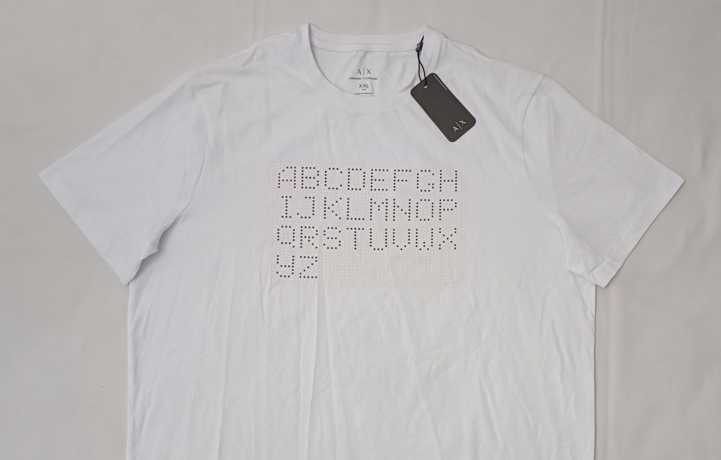 Armani Exchange T-Shirt оригинална тениска 2XL памучна фланелка