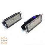 Lampi led numar inmatriculare Renault Clio Megane Master Kangoo Laguna