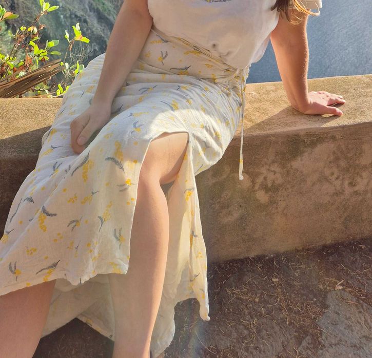 Fusta pentru vacanta/plaja M mare