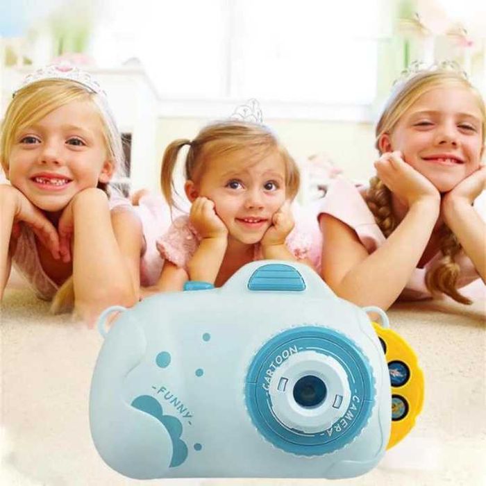 Jucarie interactiva cu Proiector , tip Camera Foto, Roz sau Albastru