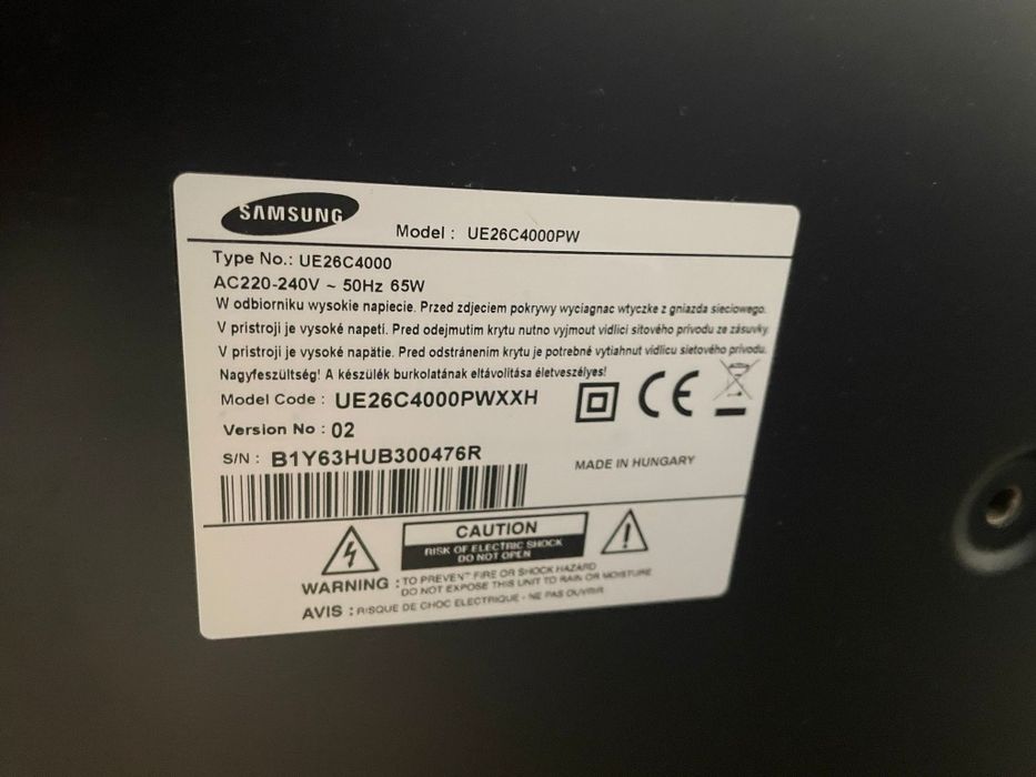 Televizor Samsung UE26C4000PW