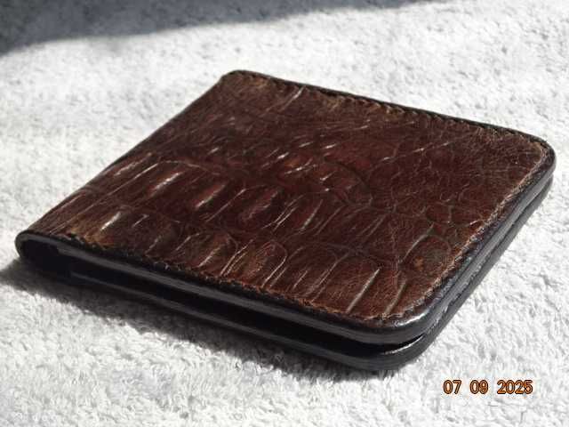 мъжки портфейл /ръчна изработка/ естествена кожа