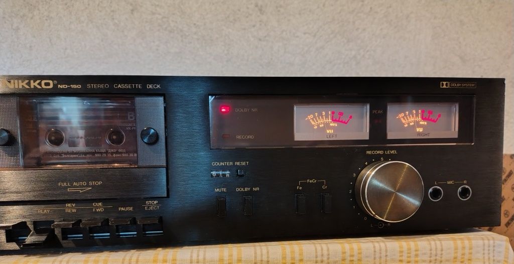 Касетен дек NIKKO ND150 - рядък модел.