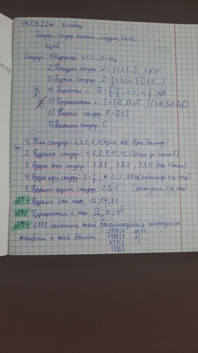 Ұбт.Алгебра + Геометрия. База жинағы.