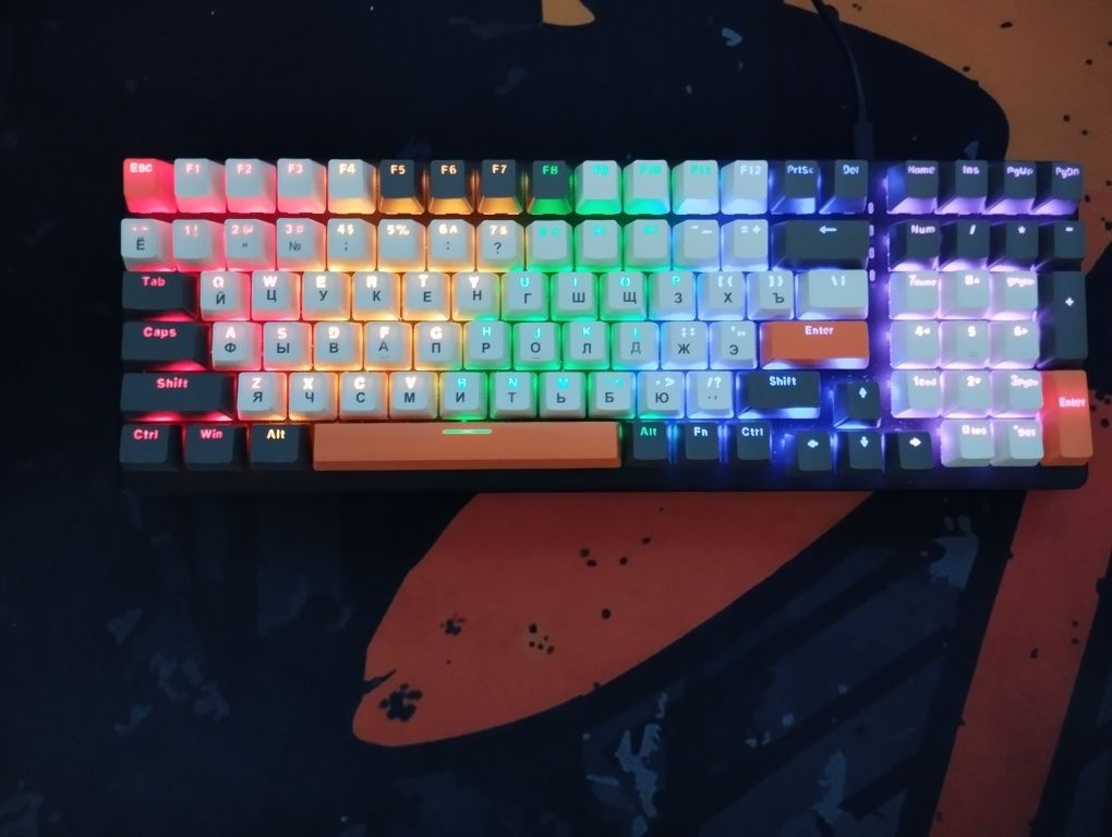 Mexanik Ziyoulang k3 qizil switch  klaviatura RGB|клавиатура|keyboard
