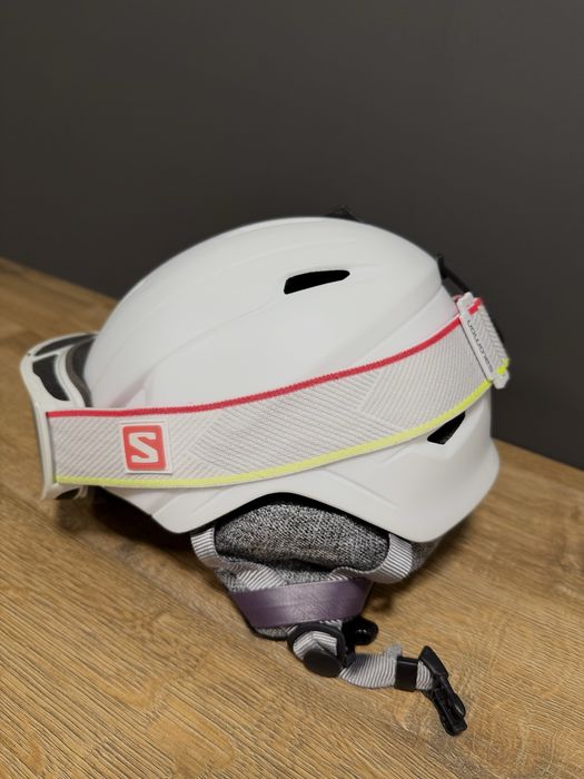 Cască schi Salomon + ochelari Salomon