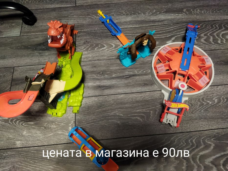 Промо цена сега 40 лв Писти Hotwheels с количка