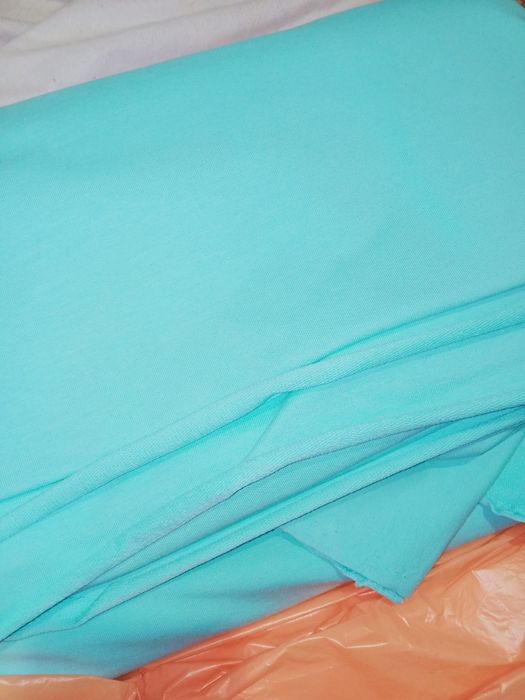 Ткань футер 95/5% Турция 2нитка цвет Тиффани