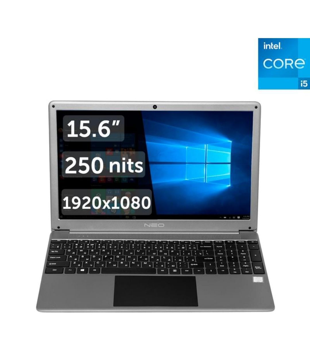 Ноутбук NEO 15U i5 5257U / 8ГБ / 256SSD / 15.6 / Win10 / (WH15U-I5)