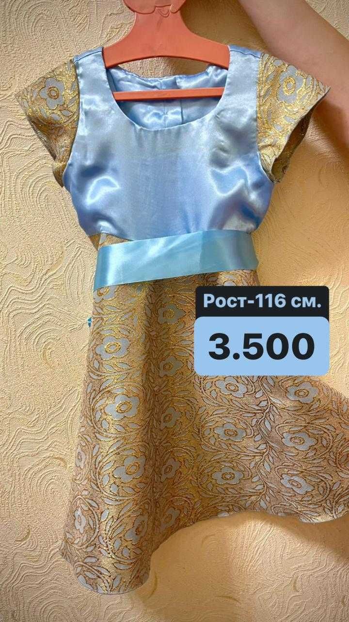 Платья ручной работы от 3-х до 6-ти лет.