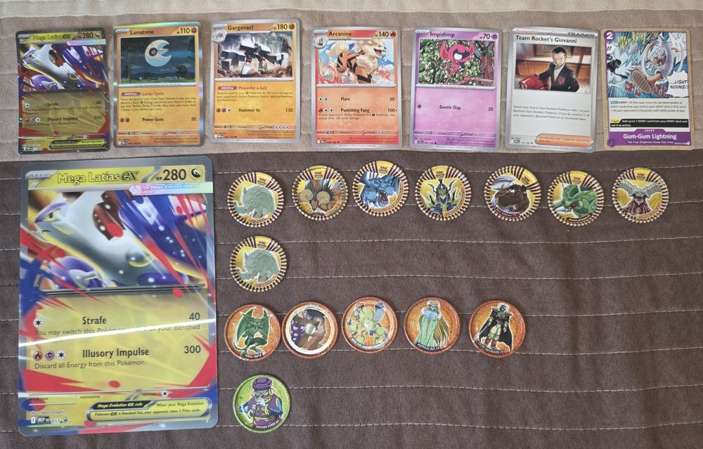 Cartonase Pokemon și one piece + tokenuri Yu GI oh