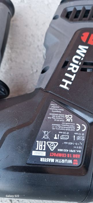 Wurth rotopercutor ,polizor pe acumulatori