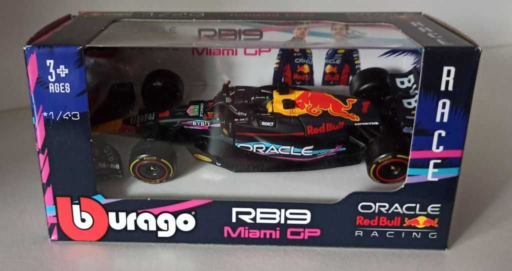Macheta Red Bull RB19 Max Verstappen Miami GP Formula 1 2023 - 1/43 F1