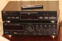 Музыкальный центр JVC (2 деки) без колонок