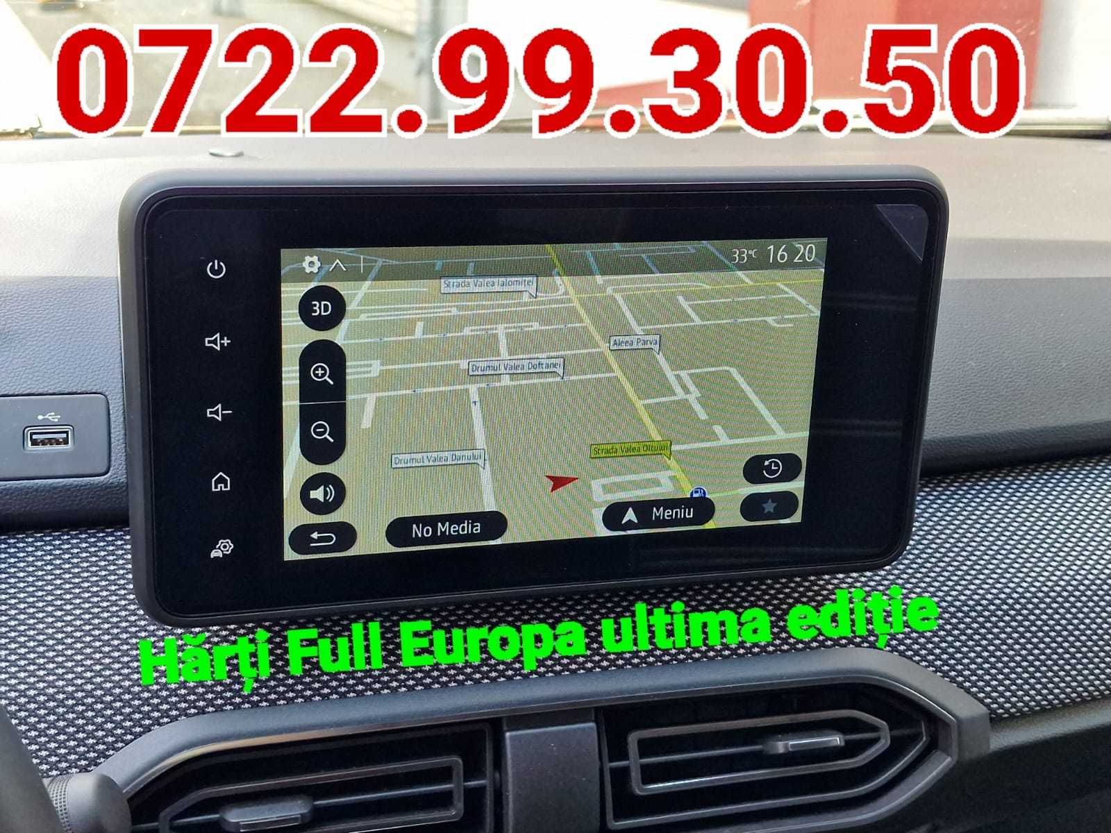 Harta Dacia MN.4 Media Display Navigatie Harti Gps Dacia Update Logan