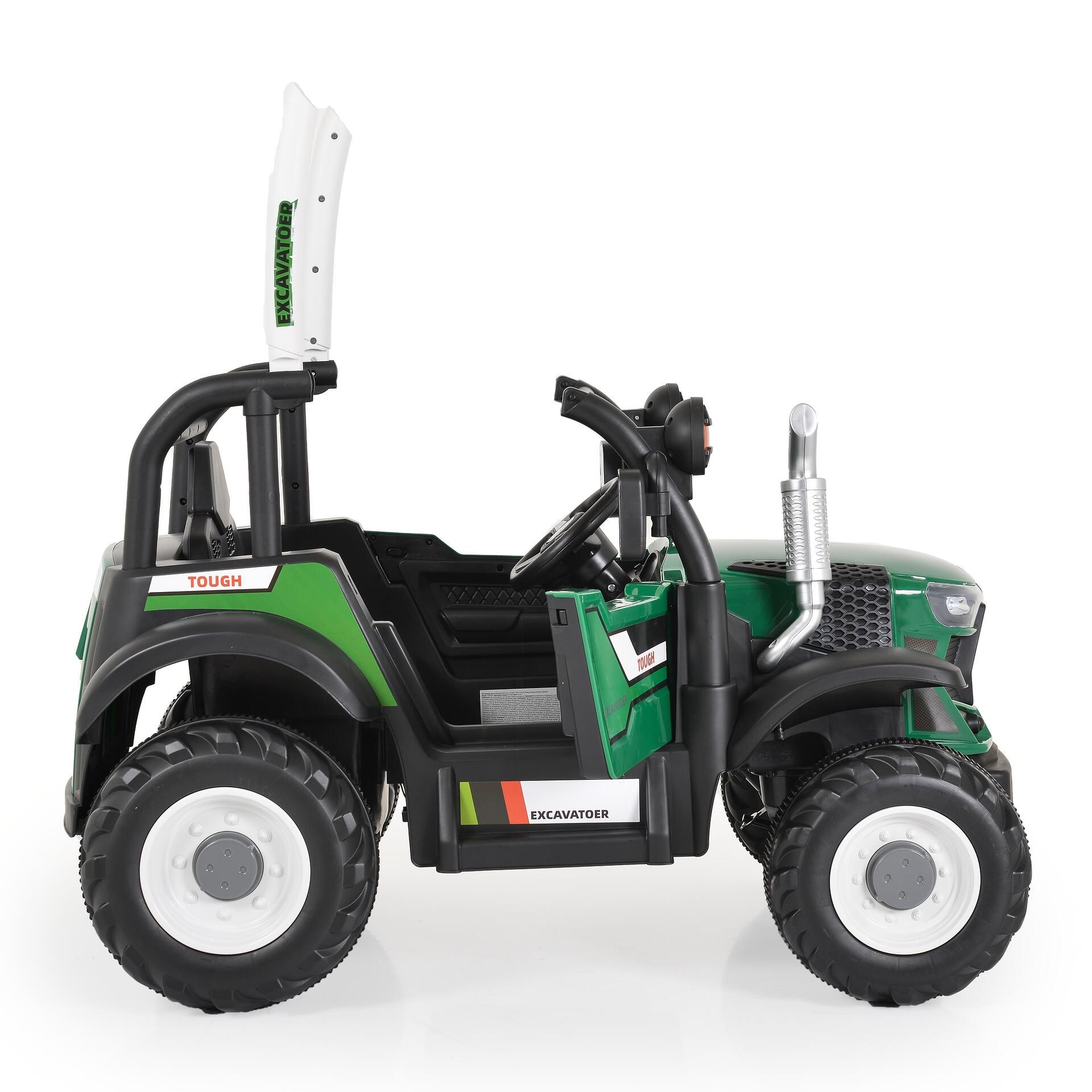 Акумулаторен трактор harvest hsd-6602 зелен