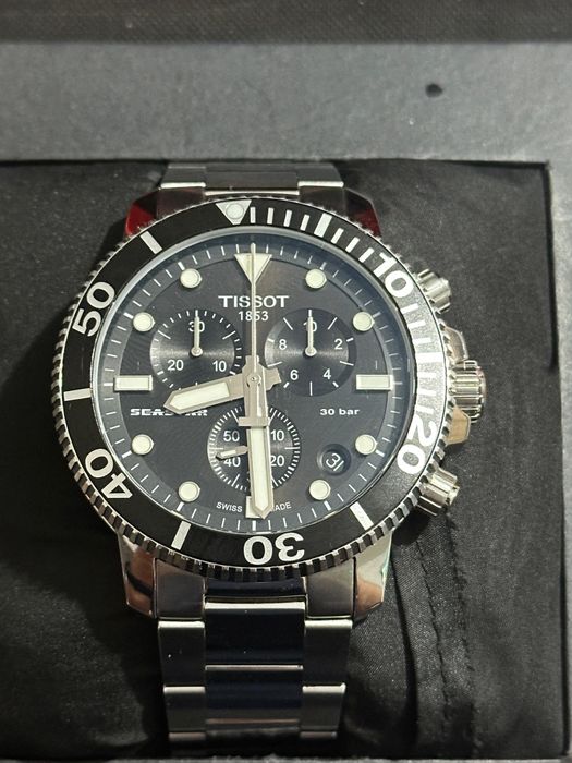 Ceas Tissot Seastar 1000 Chronograph full box acte cutie+ bon achiziti
