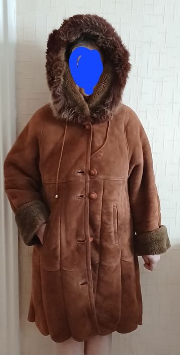 Продам дублёнки серая и коричневая