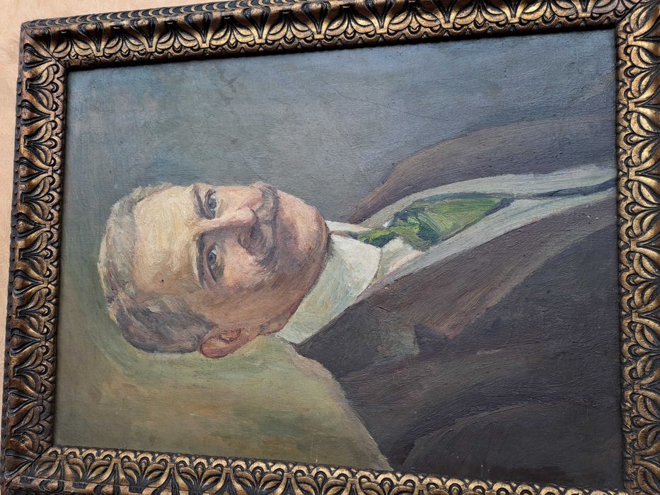 tablou pictura portret Constantin Bulat  93/72 cm
