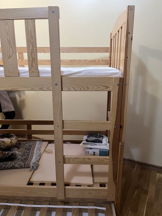 детско двуетажно легло 80x200