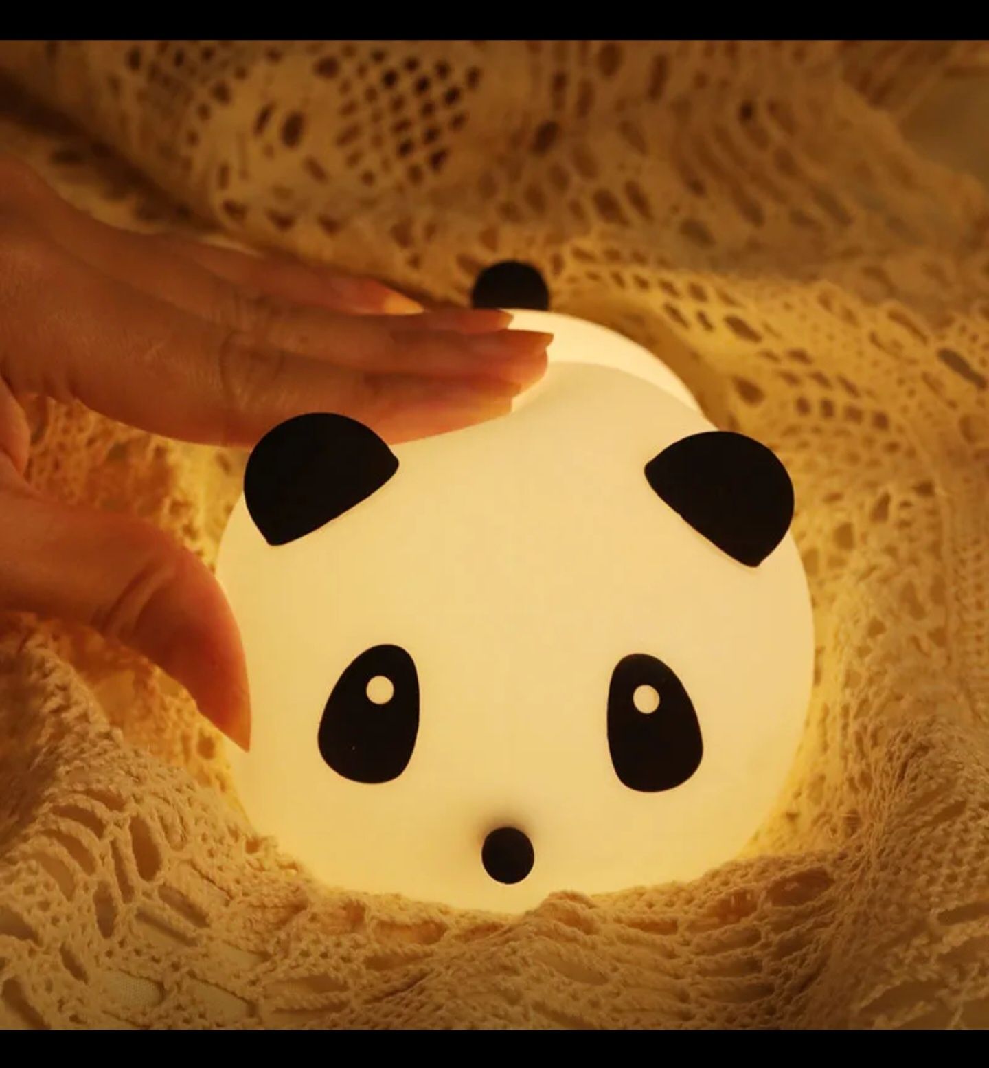 Ночник/светильник силиконовый панда