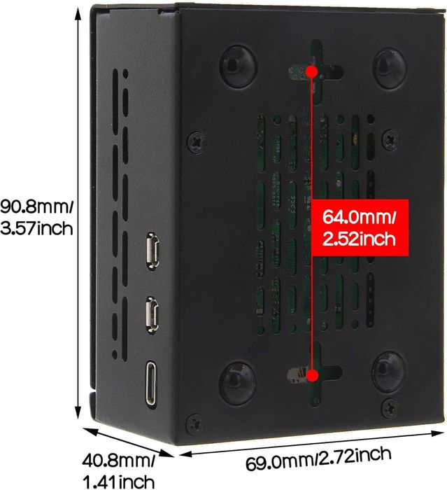 Carcasa Raspberry Pi 5