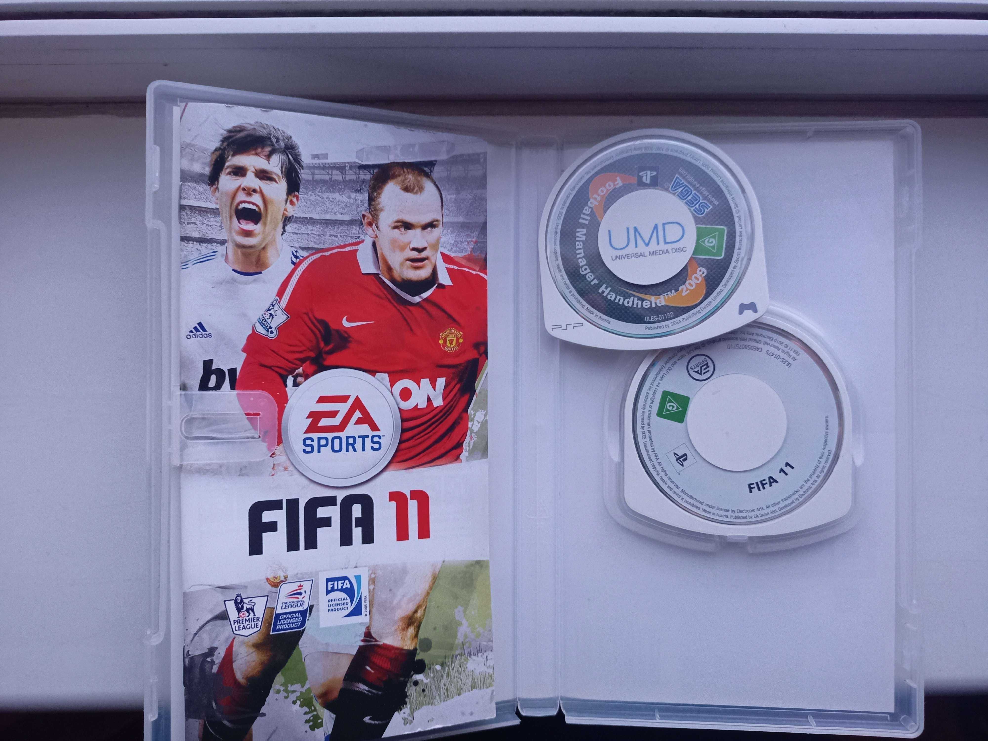 FIFA11 PSP + Football Manager2009 игра за ПСП