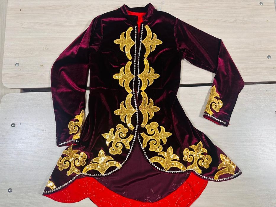 Қазақша көйлек 2 в 1 үсті 2 түрлі болып ауыса береді