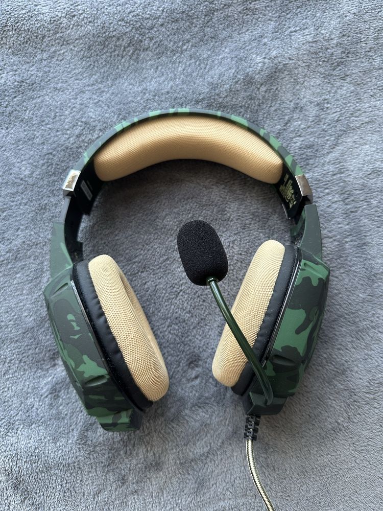 Слушалки Gaming Trust GXT 322C, Green Camouflage
