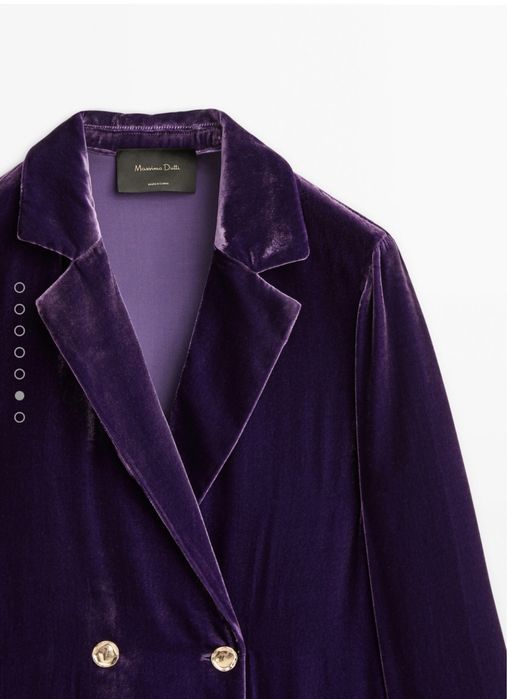 Blazer catifea Massimo Dutti, Special Edition