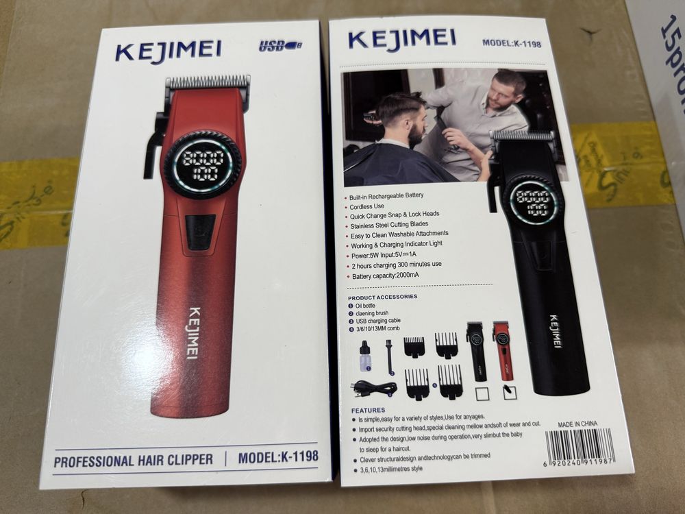 БЕПУЛ Доставка, Соч Соқол учун Юқори оборотли Машинка Kejimei moshinka