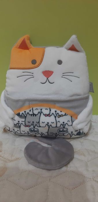 Бебешка плюшена играчка с черешови костилки против колики